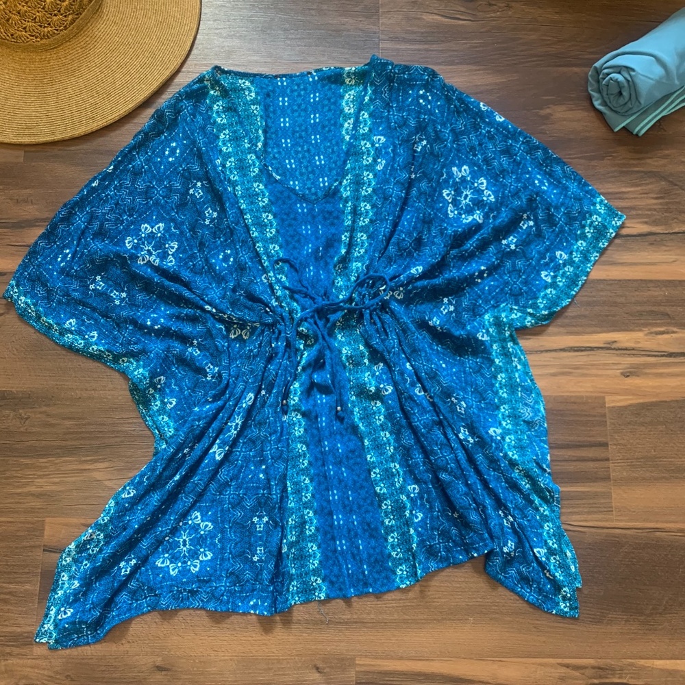 Boho Tropical Dress Swim Coverup